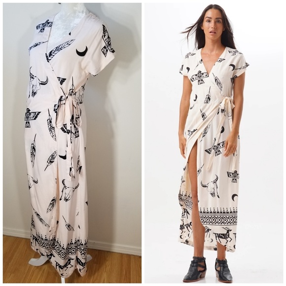 Suen Noaj Free Love Free People | boho wrap dress - Picture 2 of 8